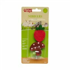 Living World Nibblers Wood Chews Stawberry And Mushroom 61475{L+7}