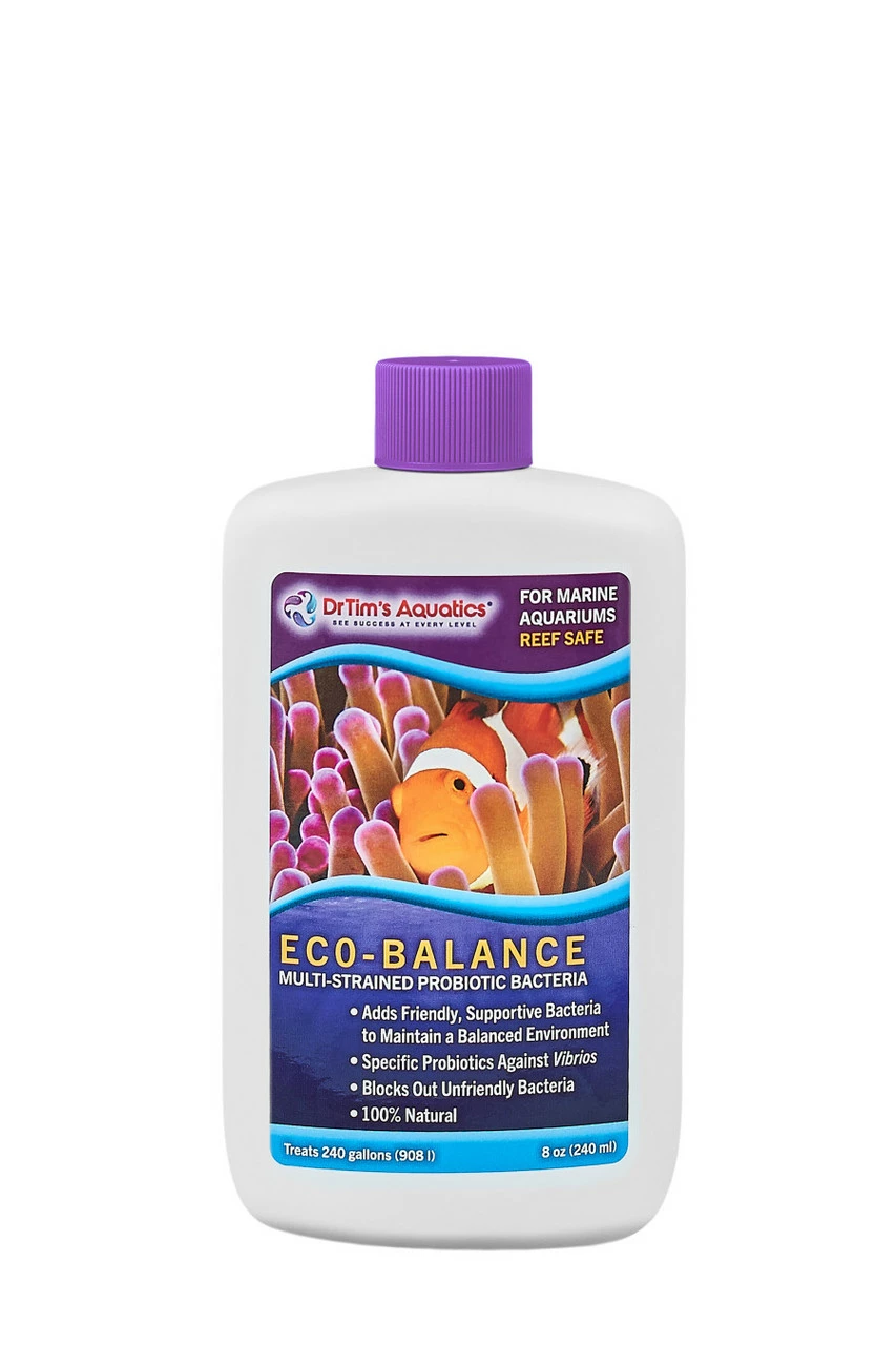 Dr. Tim's Aquatics Eco-Balance Probiotic Bacteria For Reef Aquarium 8 Fl Oz - Image 2
