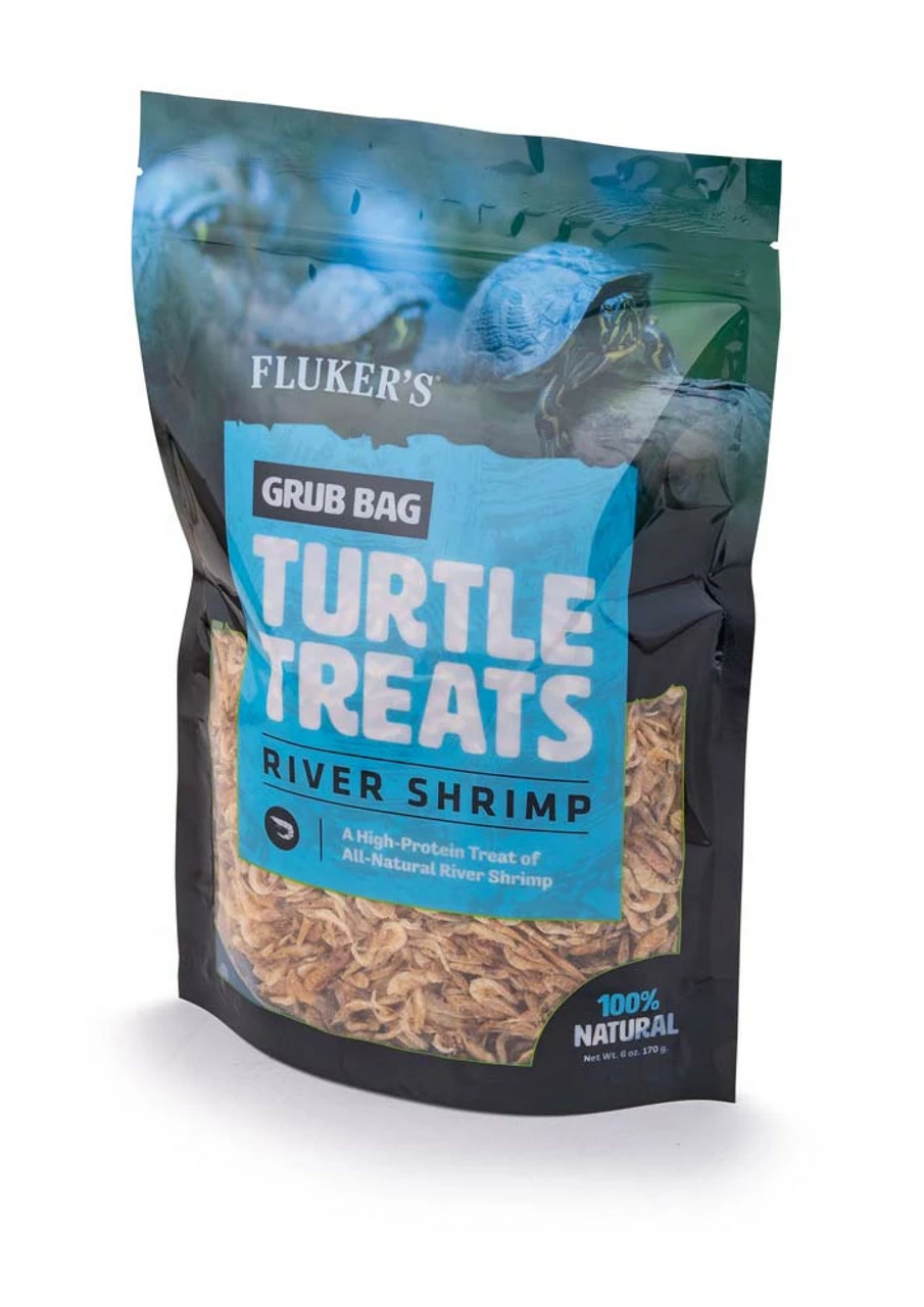 Fluker's Grub Bag Turtle Treat Rivershrimp Dry Food 6 Oz
