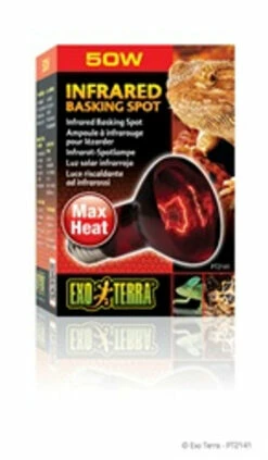 HAGEN Exo Terra Infrared Basking Spot Lamp 50w Pt2141{L+7}