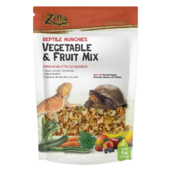 Zilla Reptile Munchies Vegetable And Fruit Mix 4 Ounces