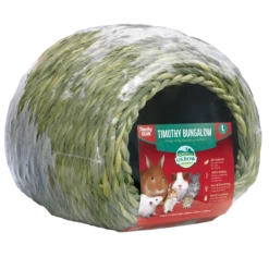 Oxbow Animal Health Timothy CLUB Timothy Hay Small Animal Bungalow Tan LG