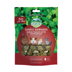 Oxbow Animal Health Simple Rewards Baked Small Animal Treats W/Peppermint 3oz