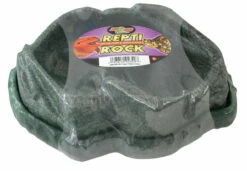 Zoo Med Combo Repti Rock Food And Water Dish Black LG