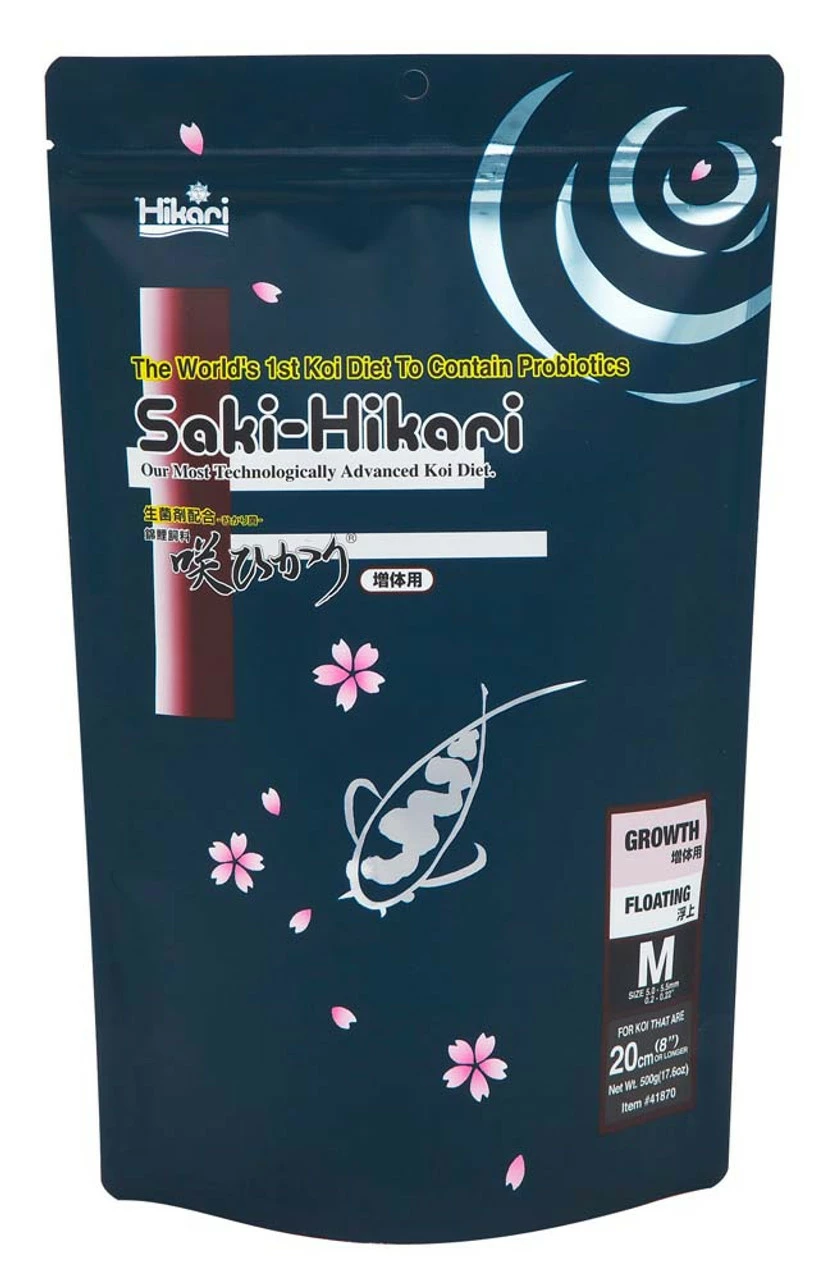 Hikari Saki-Hikari Growth Formula Fish Food For Koi 17.6oz MD