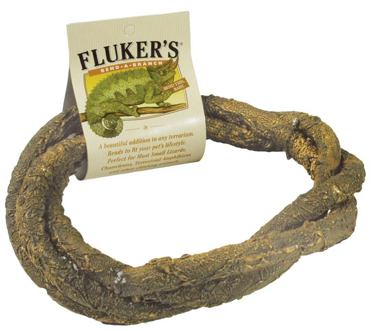 Fluker's Bend-A-Branch For Reptiles Brown 6ft LG