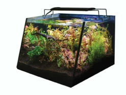 Lifegard Aquatics Full-View Aquarium With Built-in Back Filter Complete Kit Black, Clear 7 Gal