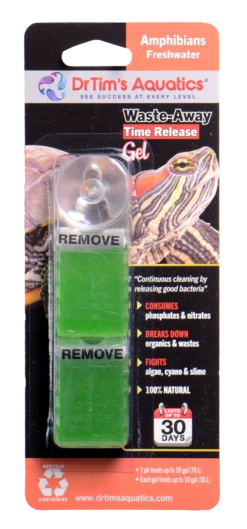 Dr. Tim's Aquatics Waste-Away Time Release Gel For Turtles/Amphibians 20 Gallon 2 Pack