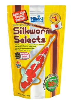 Hikari Silkworm Selects Color Boosting Pellet Fish Food For Koi 17.6oz MD