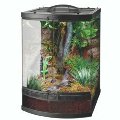 Zilla Front Opening Terrariums Bow Front 18x21x25