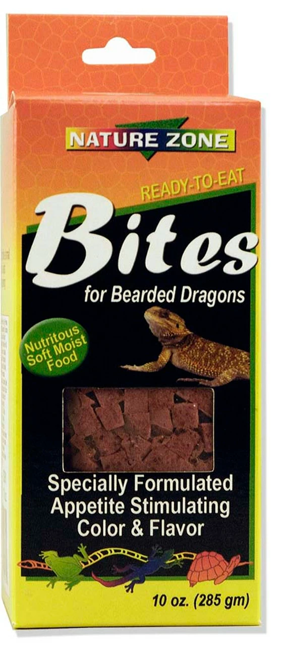 Nature Zone Bearded Dragons Bites Gel Food 9 Oz