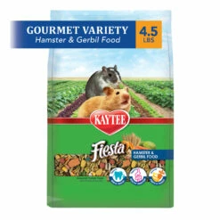 Kaytee Fiesta Hamster And Gerbil Food 4.5 Lb, Fortified Gourmet Diet