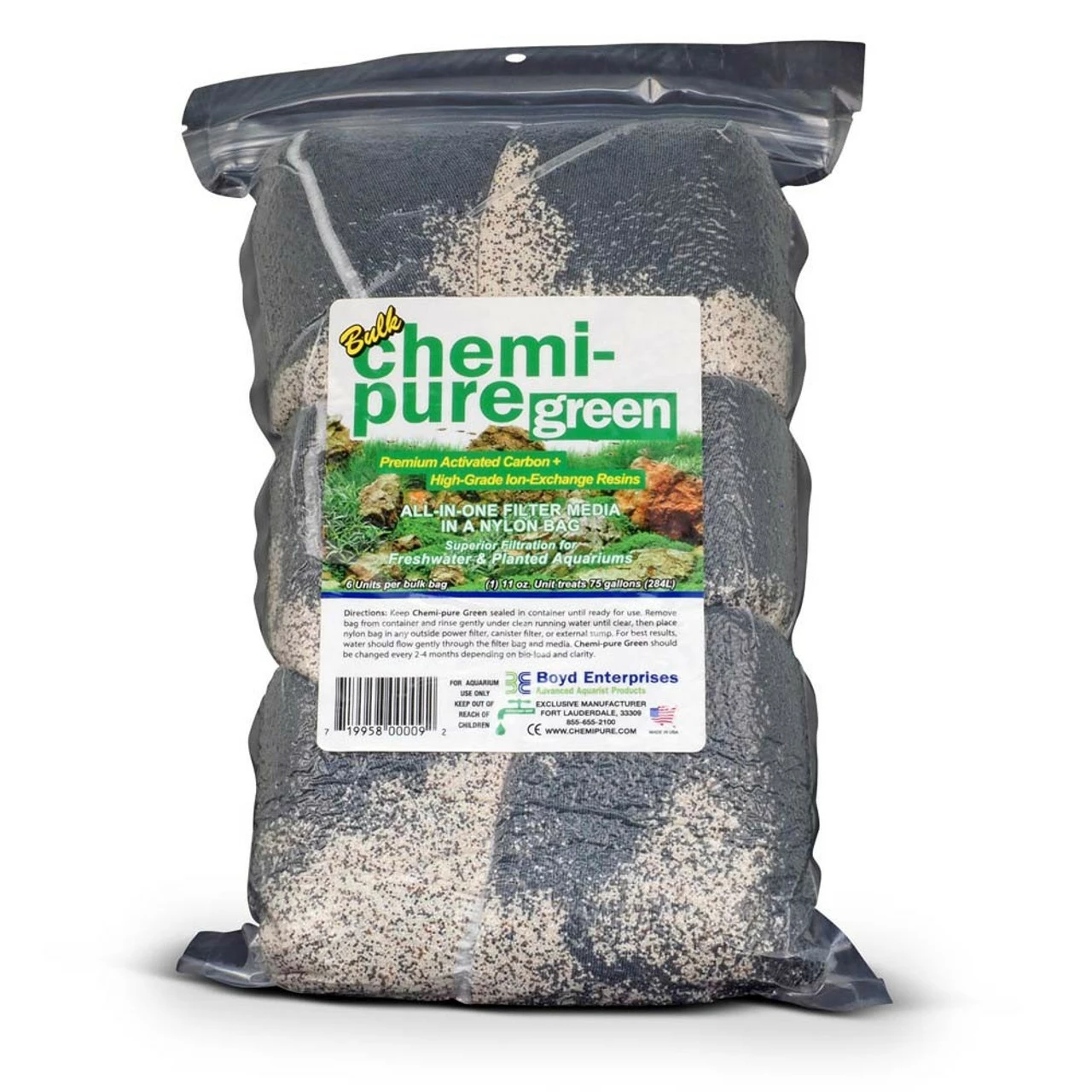 Boyd Enterprises Chemi-Pure Green Filter Media 11 Oz 6 Pack