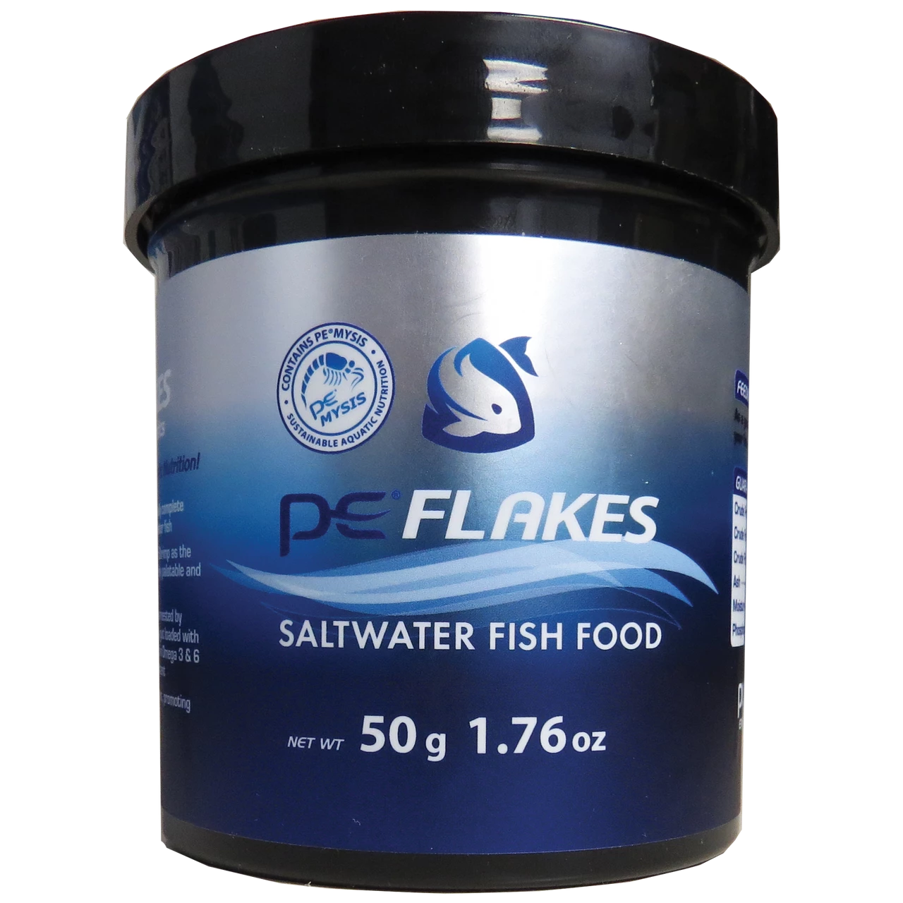 Piscine Energetics Saltwater Flakes Fish Food 1.76 Oz