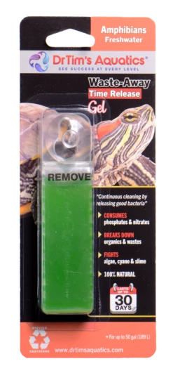 Dr. Tim's Aquatics Waste-Away Time Release Gel For Turtles/Amphibians 50 Gallon Single