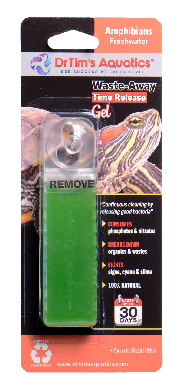 Dr. Tim's Aquatics Waste-Away Time Release Gel For Turtles/Amphibians 50 Gallon Single