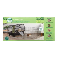 Oxbow Animal Health Enriched Life Small Animal Habitat W/Play Yard LG