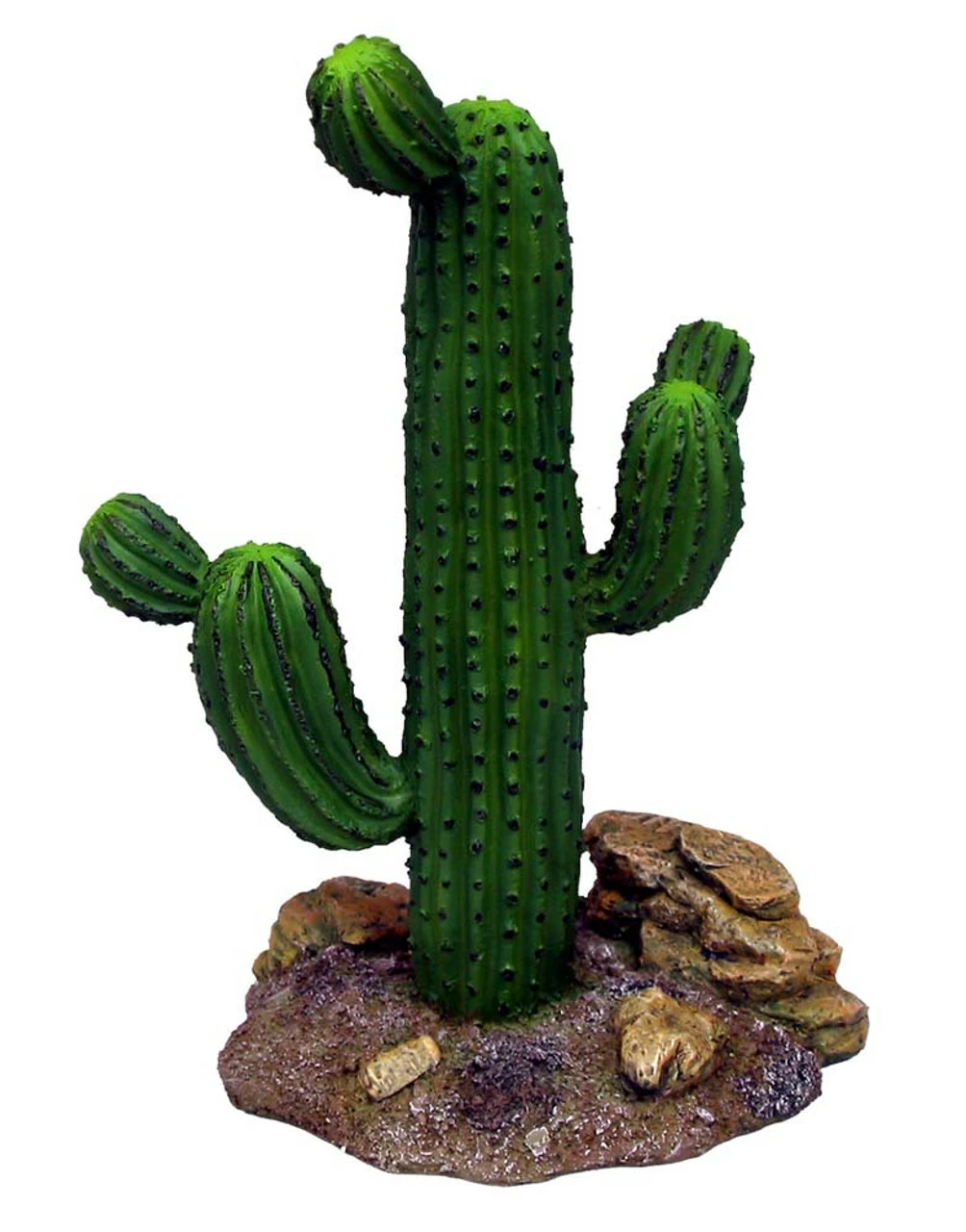 Weco Wecorama Badlands Saguaro Cactus Terrarium Ornament Brown, Green 9 In Tall
