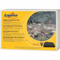 Hagen Laguna 15ftx20ft Pond Netting With Stakes Black Pt954