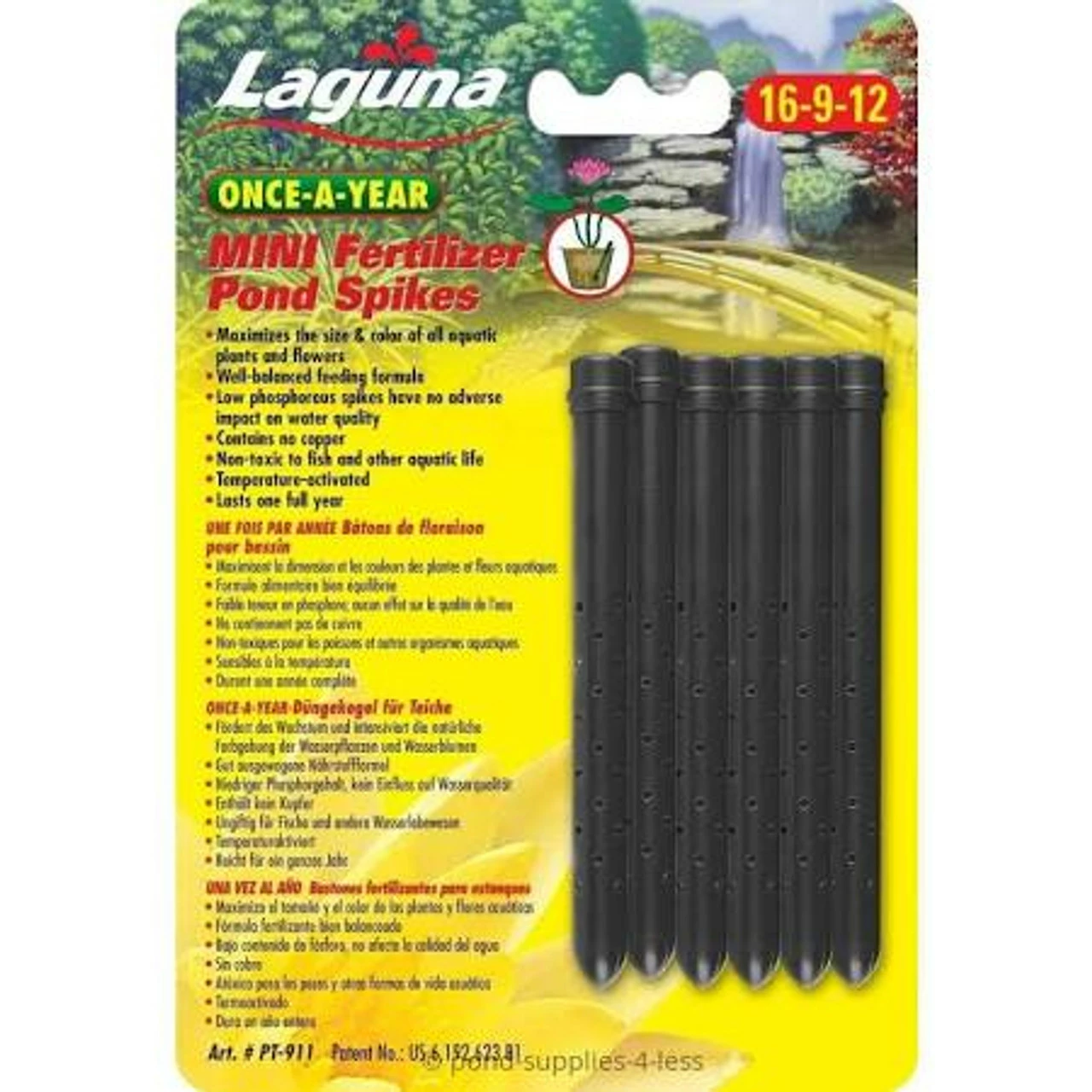 HAGEN Laguna Minipond Fertilizer Spike (6/pk) Pt911{L+7RR}