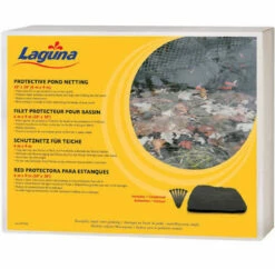 Hagen Laguna 20ftx30ft Pond Netting With Stakes Black Pt955