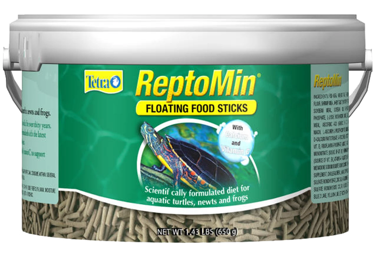 TetraFauna ReptoMin Floating Food Sticks Reptile Dry Food 1.43 Lb