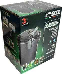 Sicce SPACE EKO 100 Canister Filter - Up To 30 Gallon Aquariums - 145 GPH