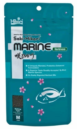 Hikari Saki-Hikari Marine Herbivore Pellets Fish Food 3.17oz MD