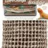 Penn-Plax Bridge Lizard Lounger Brown 38 In X 14 In