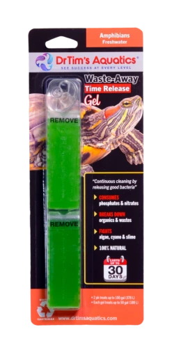 Dr. Tim's Aquatics Waste-Away Time Release Gel For Turtles/Amphibians 100 Gallon 2 Pack